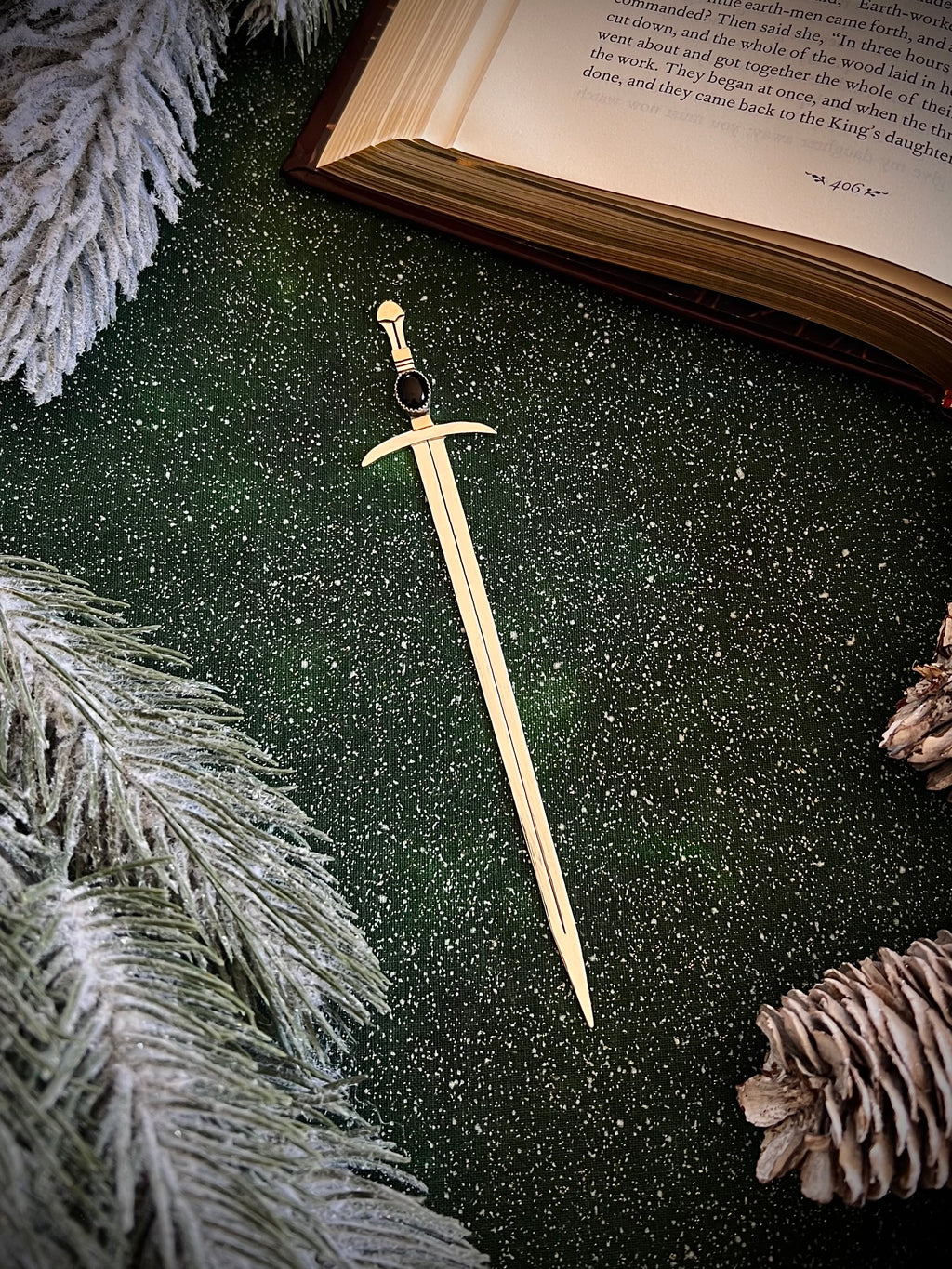 Black Onyx Book Sword