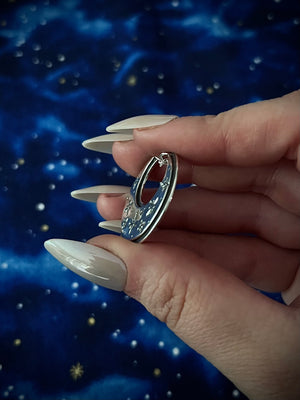 Moon Ring-Holder Necklace