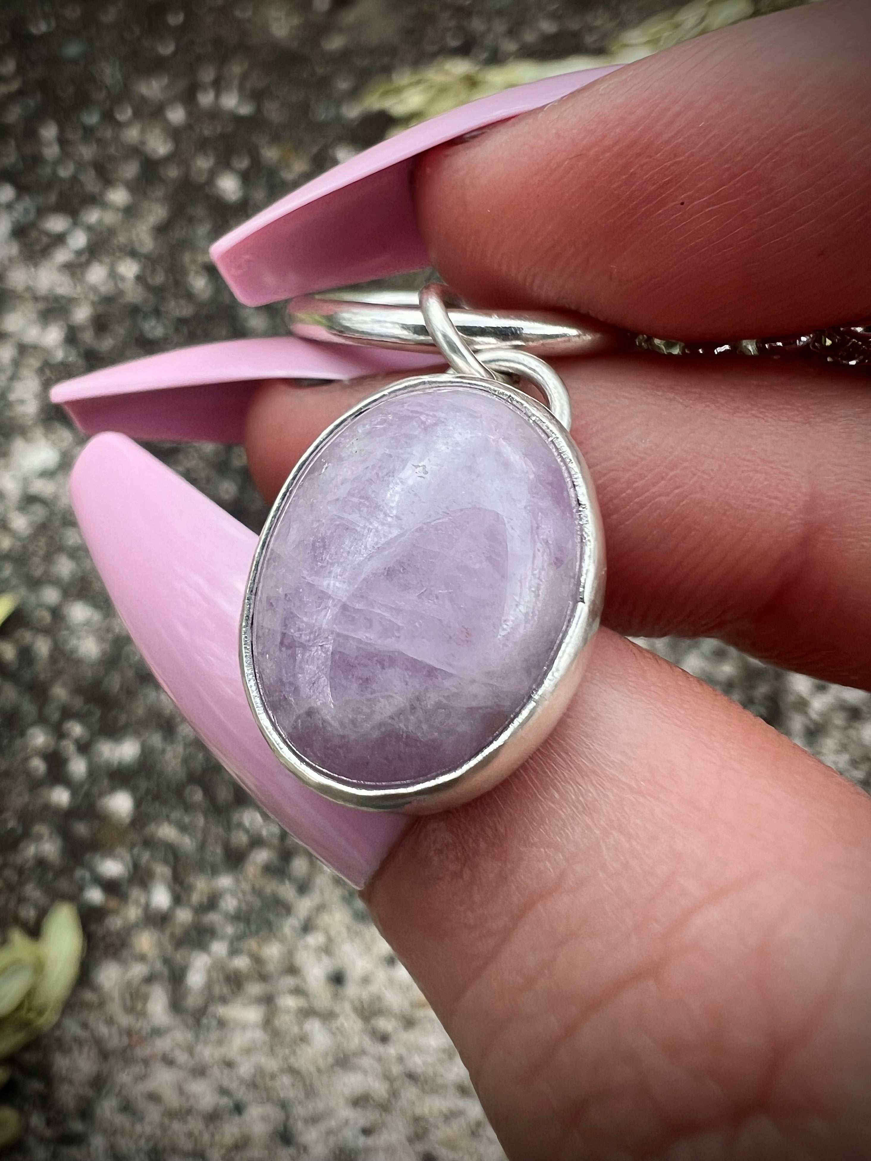 Kunzite Toggle Necklace