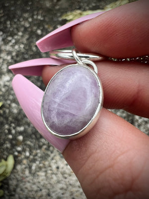 Kunzite Toggle Necklace