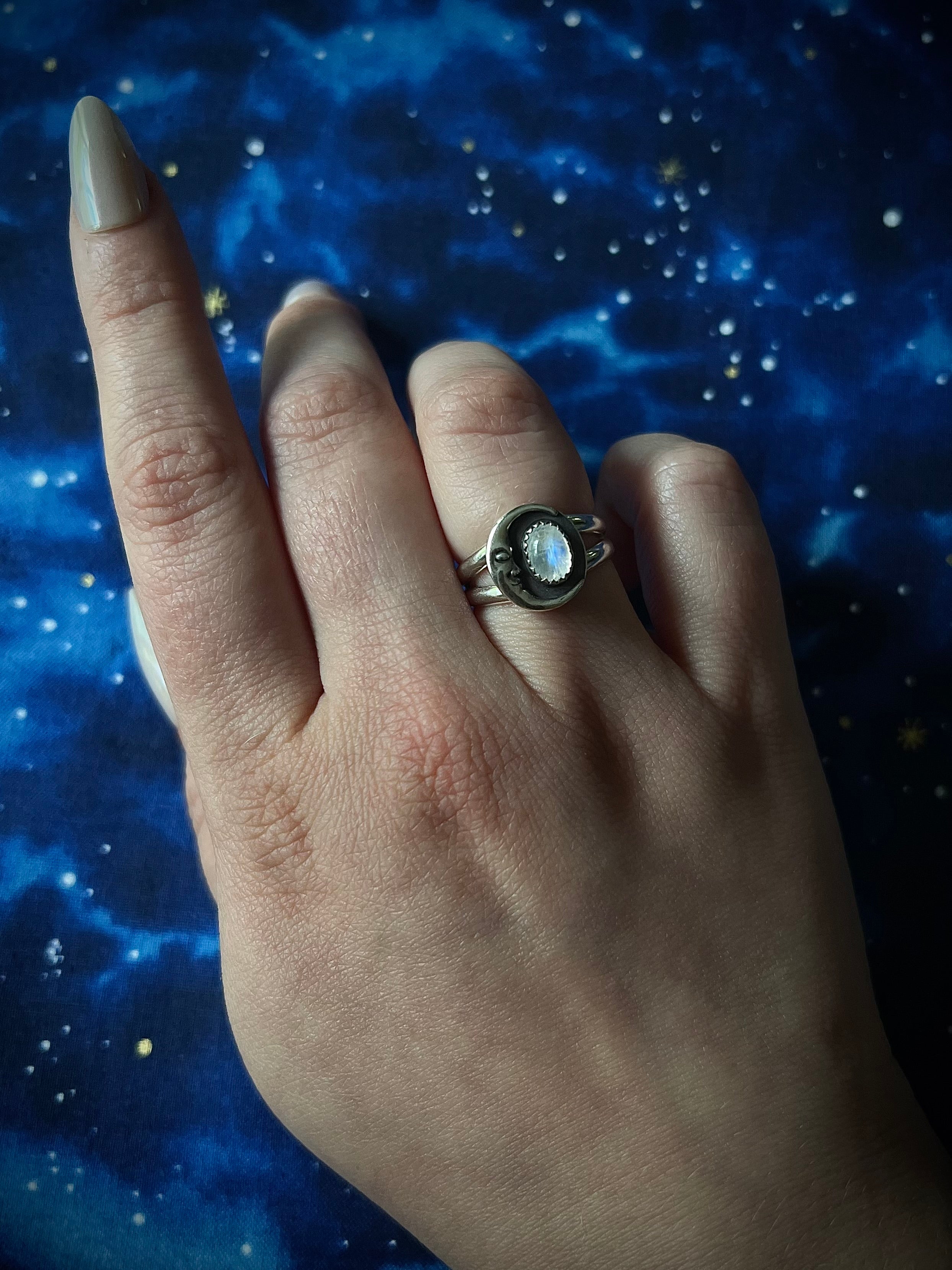 Mother Moon Ring; MTO
