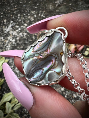 Abalone Toggle Necklace