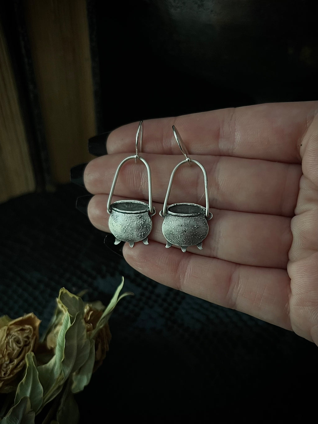 Cauldron Earrings