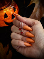 Petite Pumpkin Threader Earrings