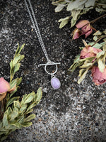Kunzite Toggle Necklace