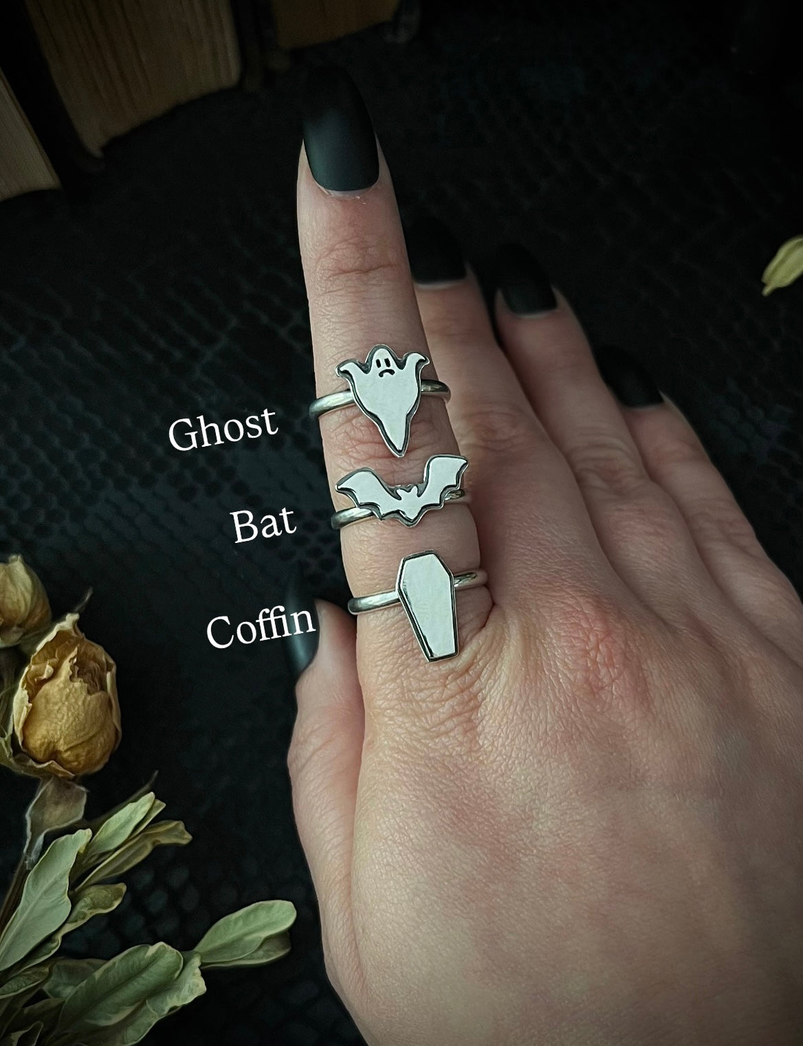 Build-Your-Own Spooky Stacker Ring Set; MTO