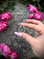 Size 8.5; Tourmaline Floater Ring
