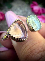 Size 9.5; Tourmaline Floater Ring