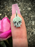 Silver Skull Charm