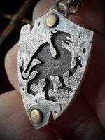 Sigiled Shield Necklace