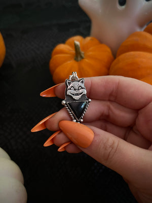 Grinning Cat Necklace