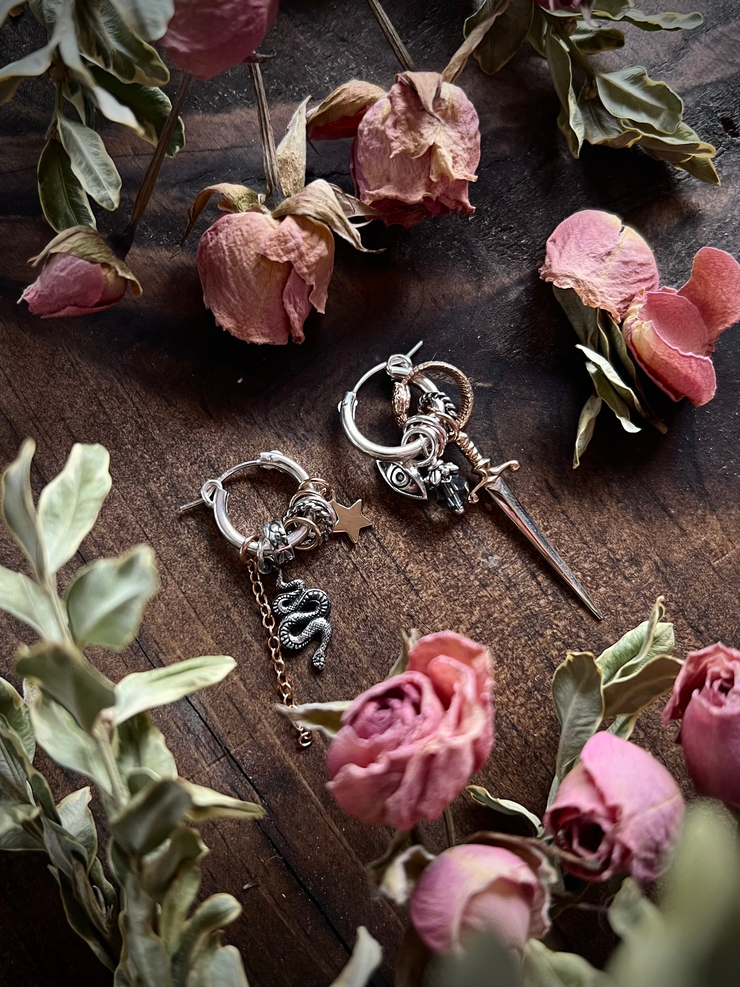 Medusa Trinket Hoops