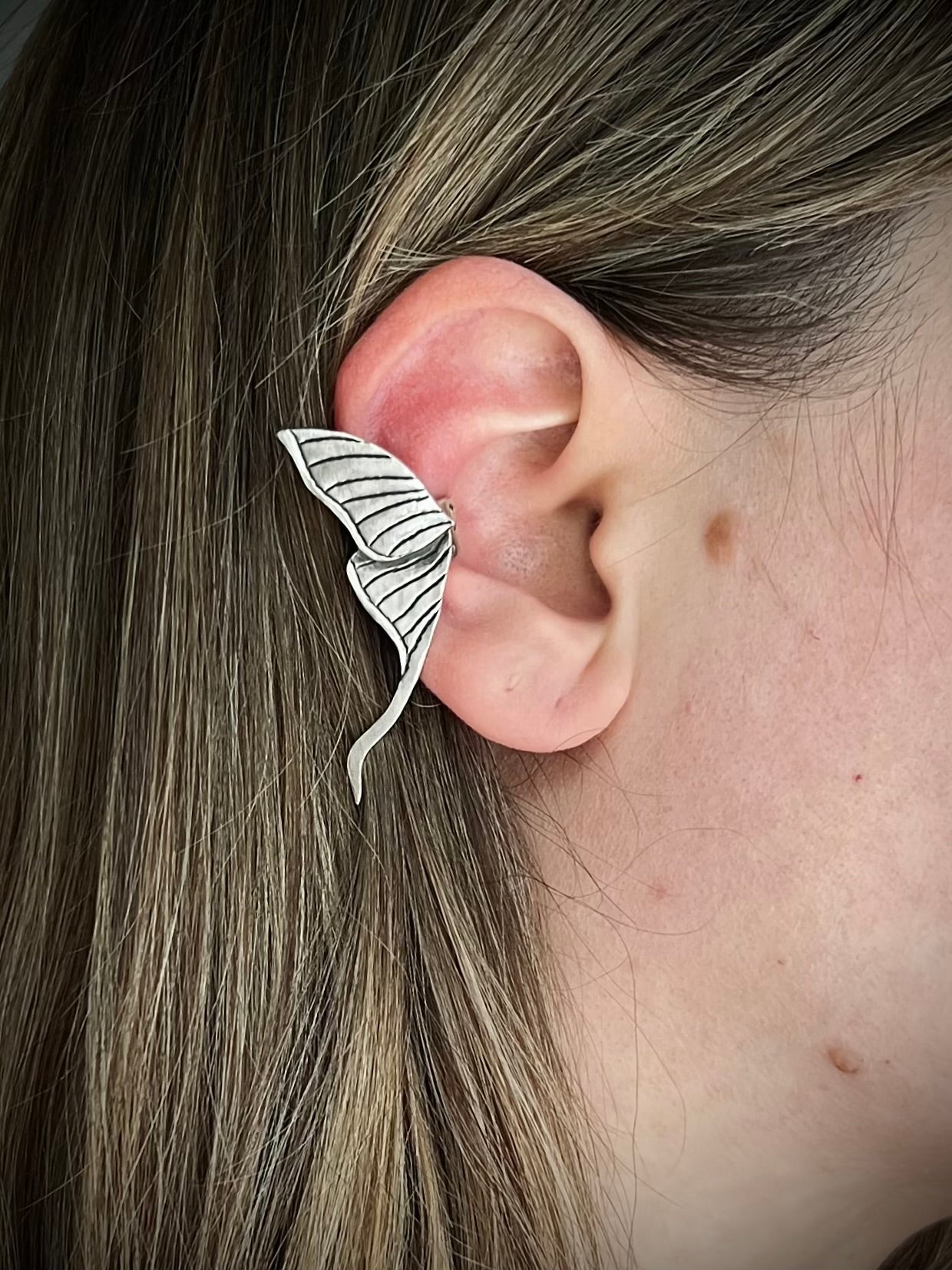 Luna Moth Wing Ear Cuff