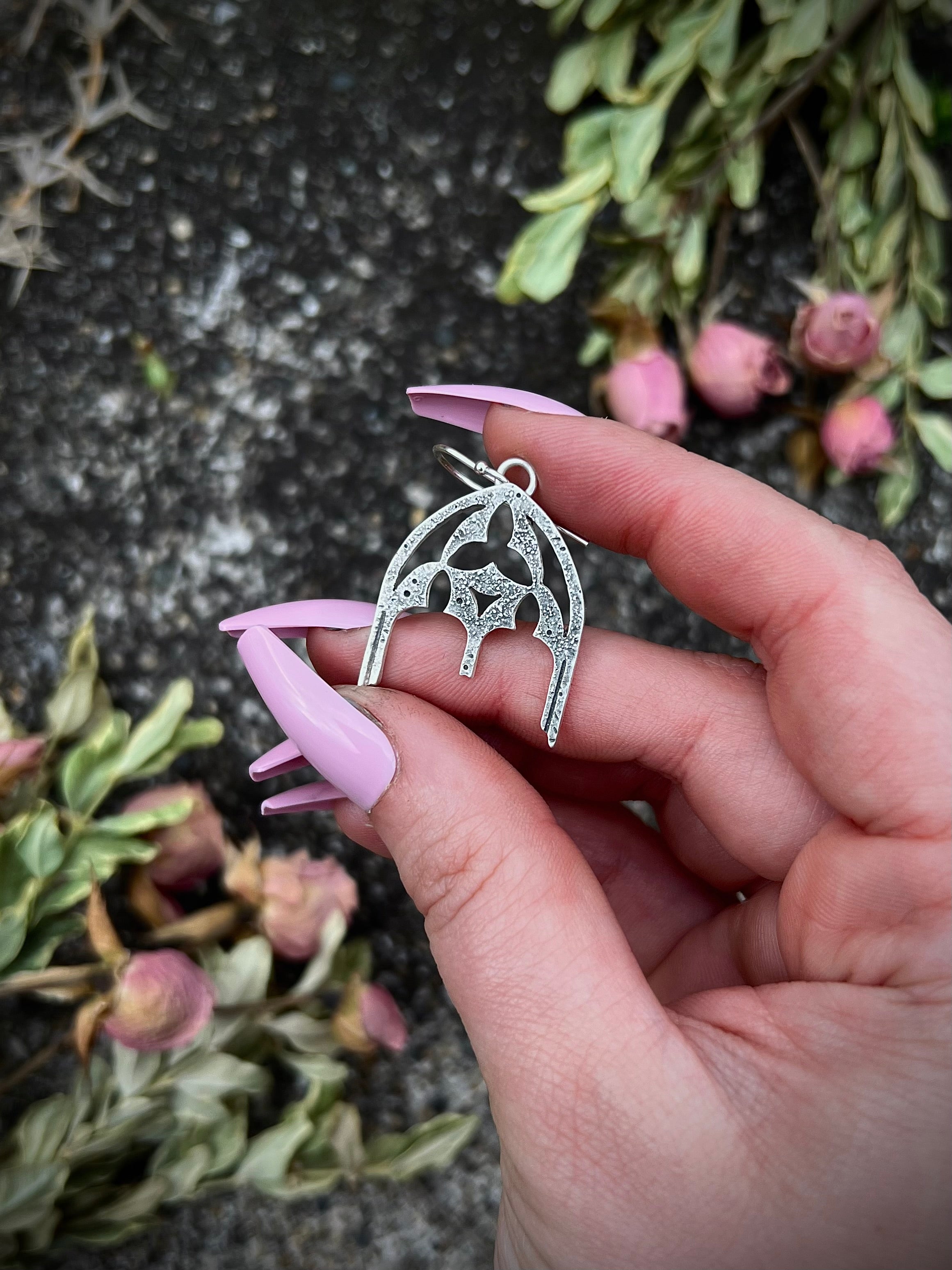 Mausoleum Window Earrings