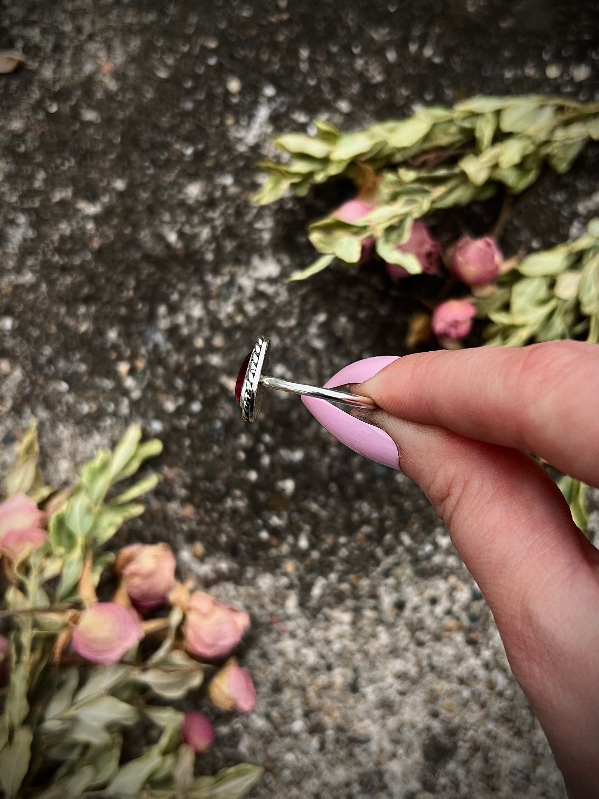 Pink Tourmaline Ring; MTO