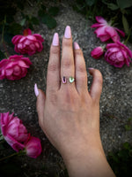 Size 8.5; Tourmaline Floater Ring