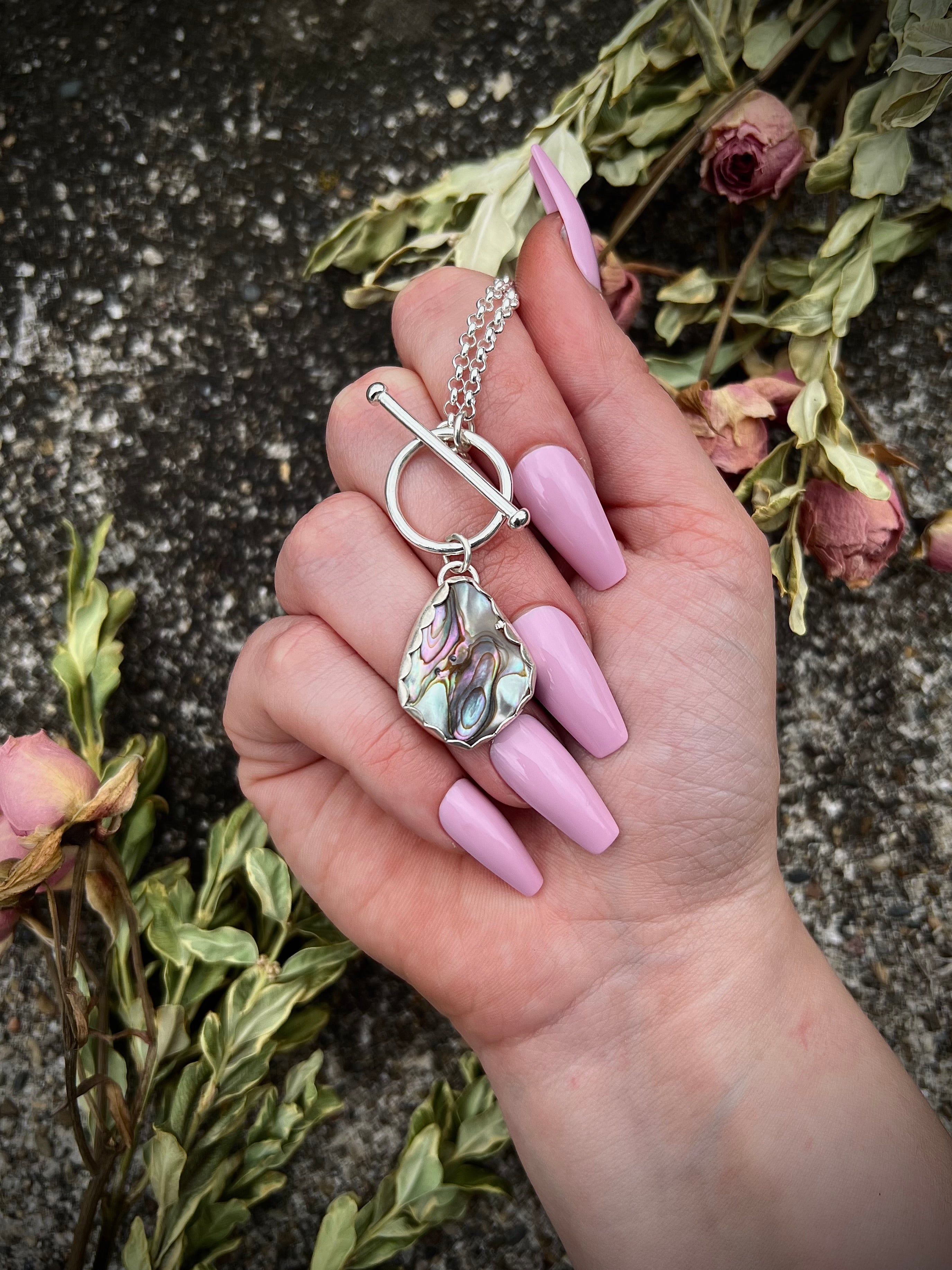Abalone Toggle Necklace