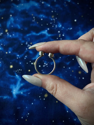 Size 9; Floater Ring