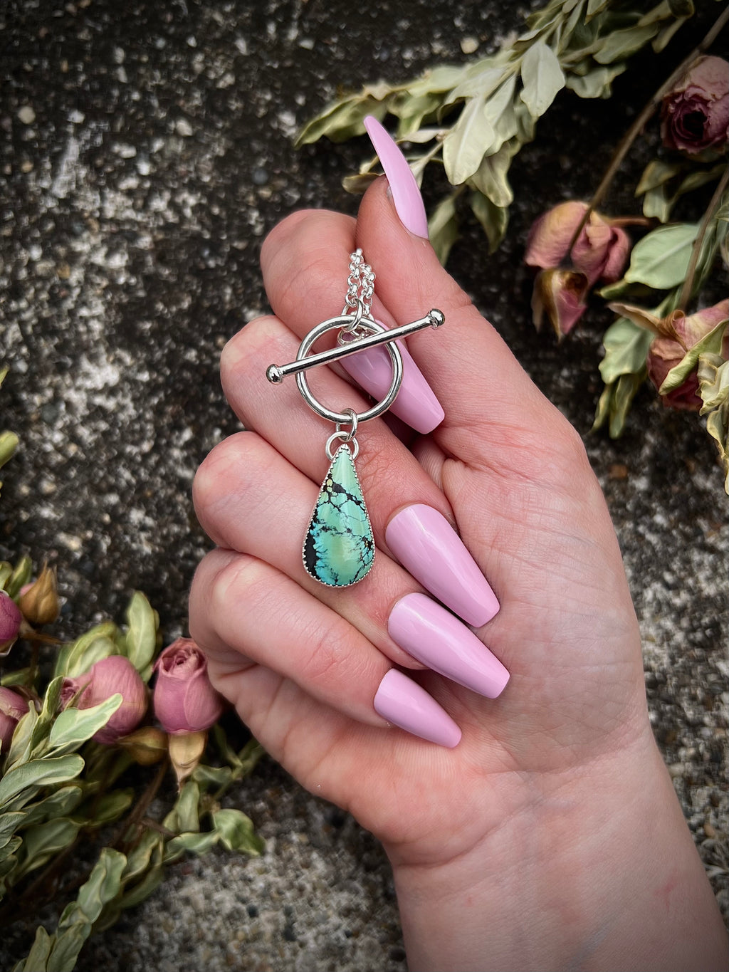 Turquoise Toggle Necklace