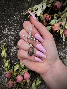 Unakite Toggle Necklace