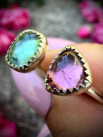 Size 8; Tourmaline Floater Ring