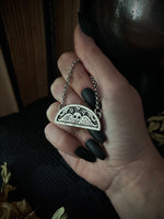 Winged Death Head Necklace