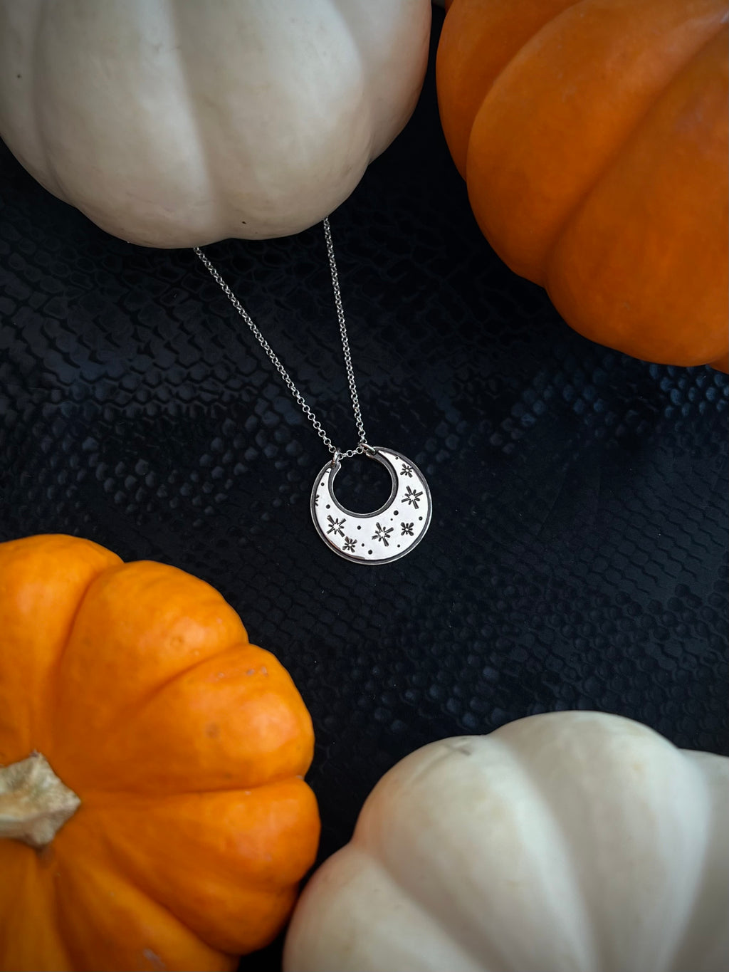 Moon Ring-Holder Necklace