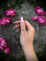 Size 9; Tourmaline Floater Ring