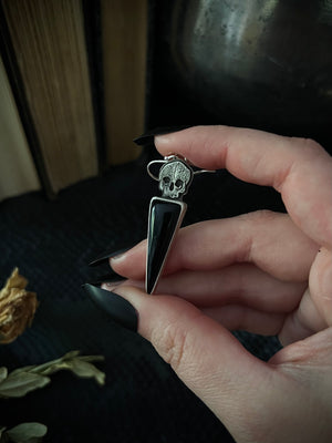 Black Skull Earrings