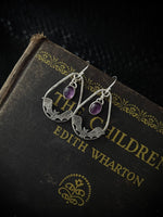 Amethyst Children of the Night Earrings