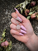 Rose Quartz Toggle Necklace