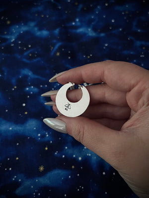 Moon Ring-Holder Necklace