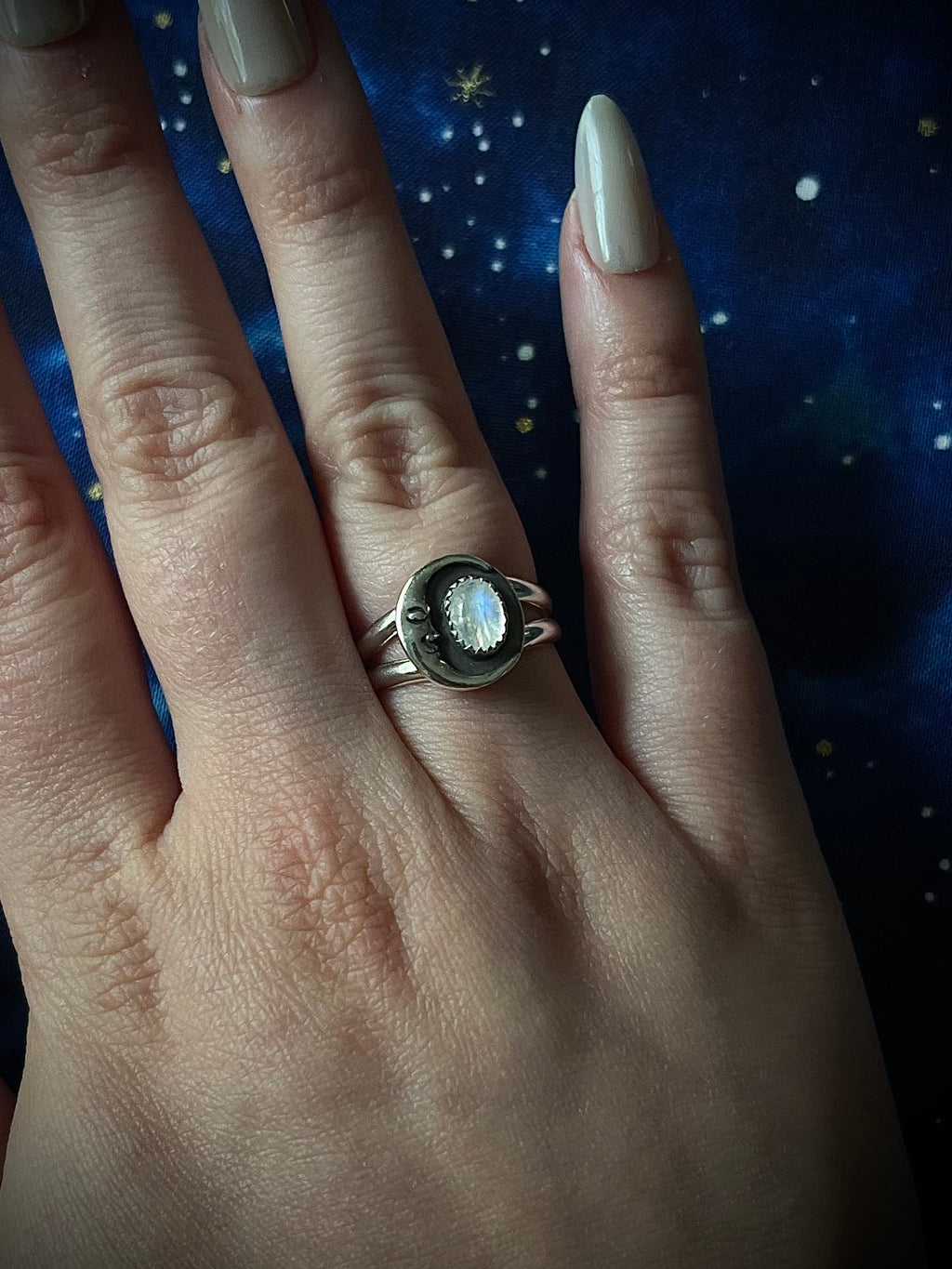 Mother Moon Ring; MTO