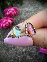 Size 6.5; Tourmaline Floater Ring