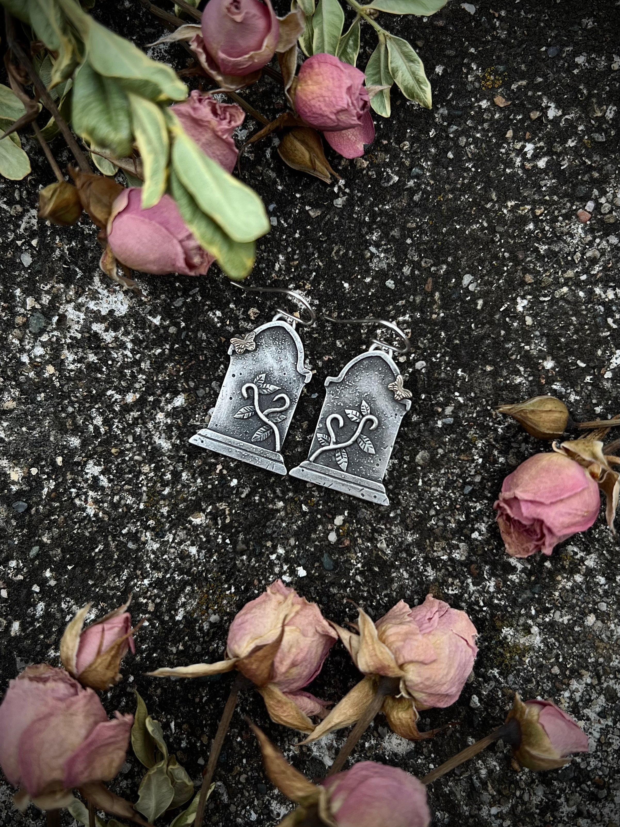 Overgrown Grave Earrings