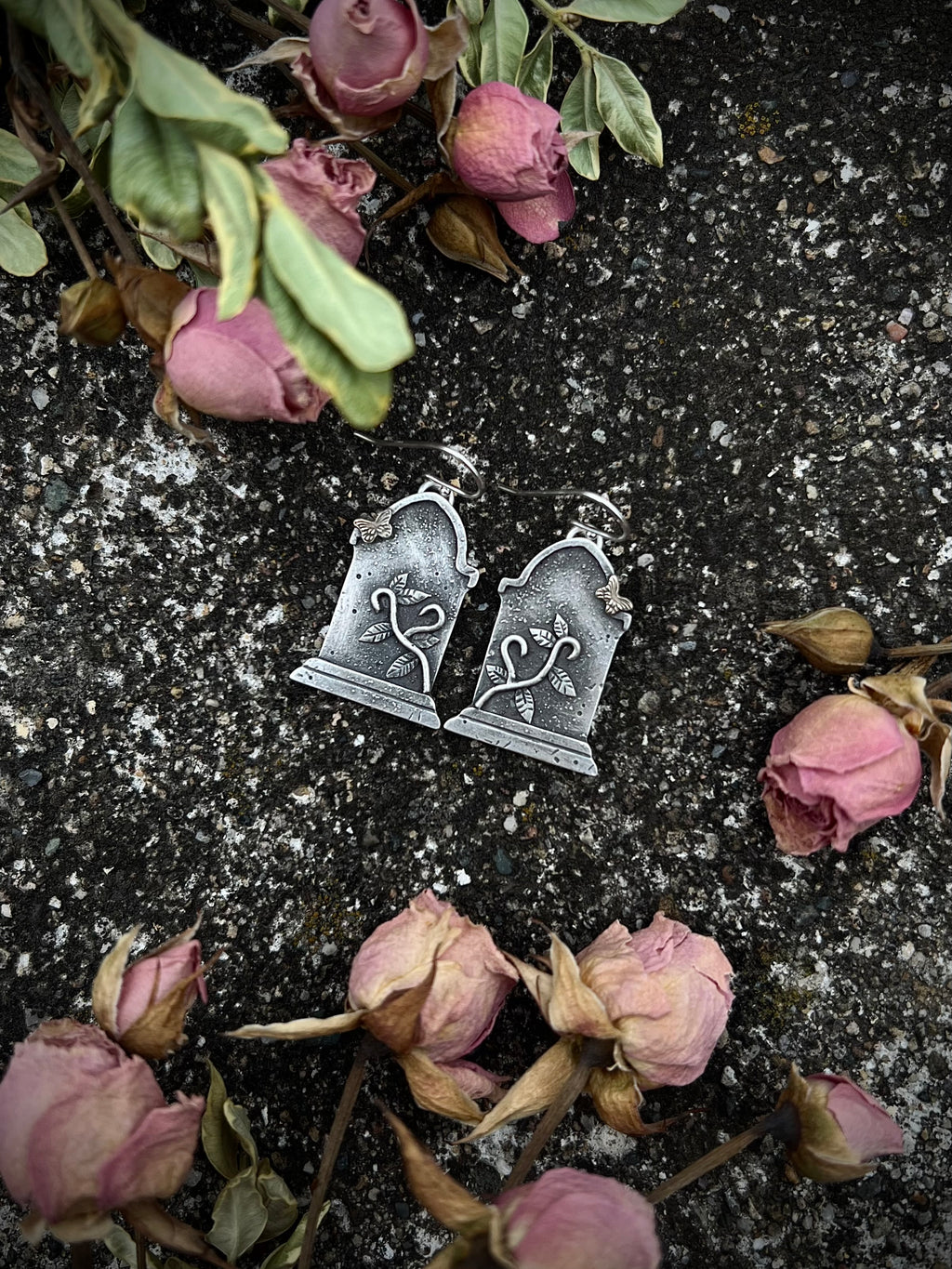 Overgrown Grave Earrings