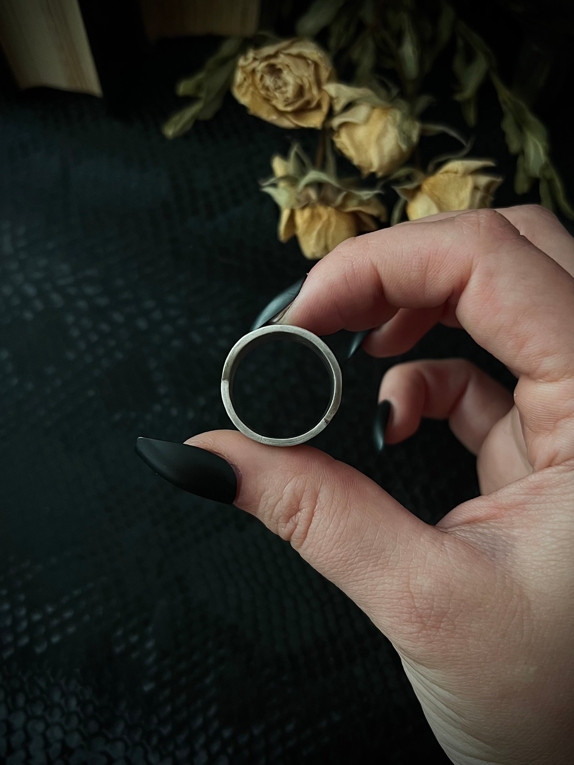 Winged Death Head Ring; MTO