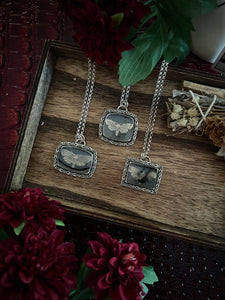 Framed Moth Necklace