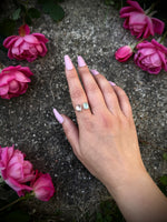 Size 9.5; Tourmaline Floater Ring