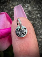 Mini Silver Butterfly Charm