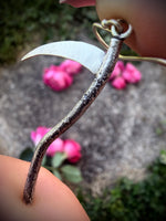 Scythe Earrings; MTO