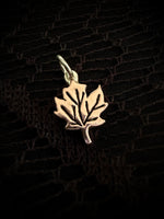 Copper Maple Leaf Charm