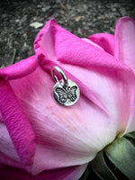 Mini Silver Butterfly Charm