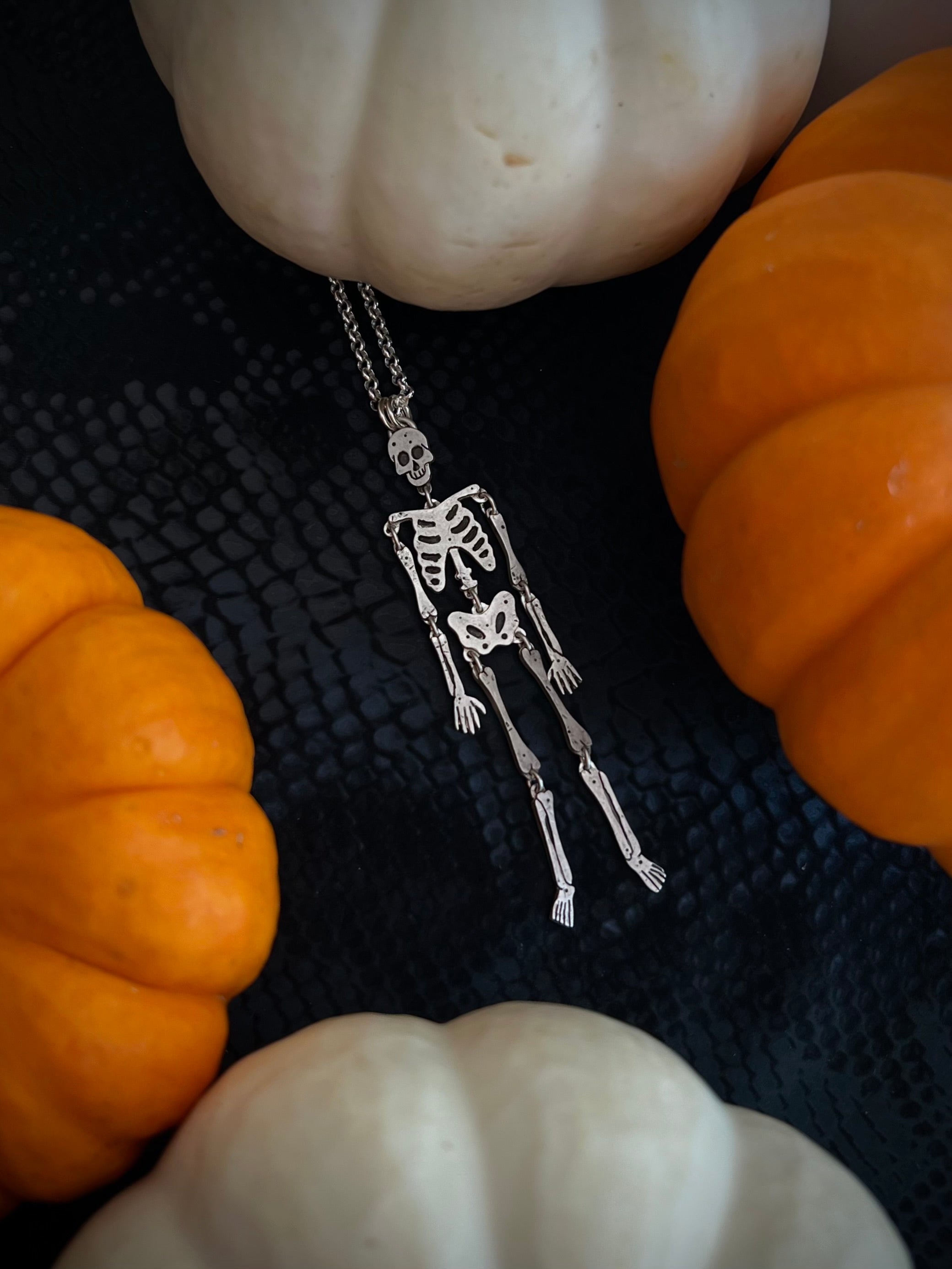 Dancing Skeleton Necklace