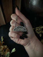 Winged Death Head Necklace