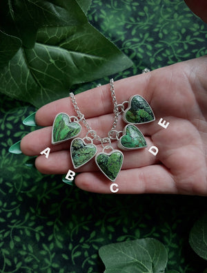 String of Hearts Necklace