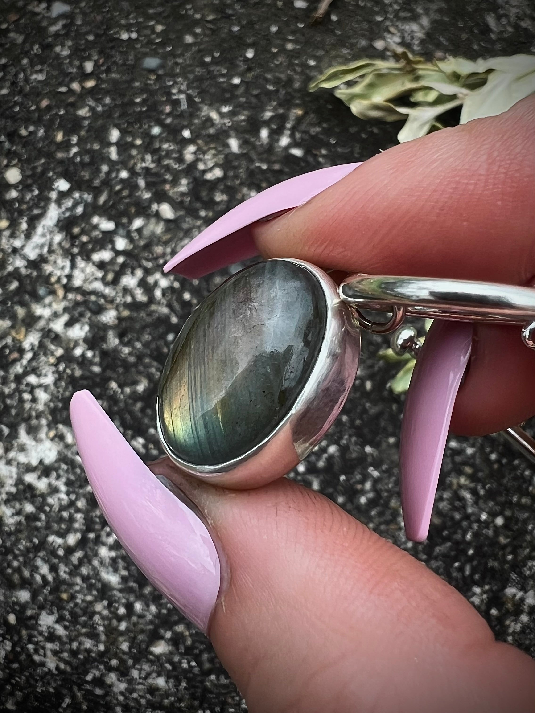 Labradorite Toggle Necklace