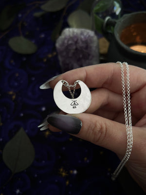 Moon Ring-Holder Necklace