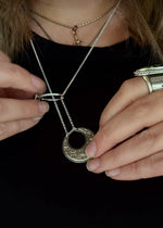 Moon Ring-Holder Necklace