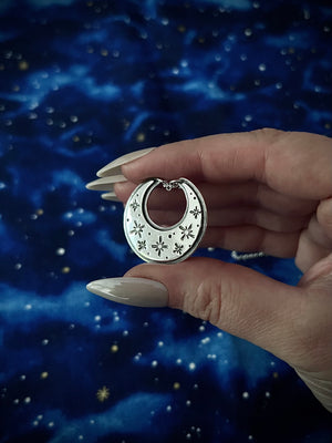 Moon Ring-Holder Necklace